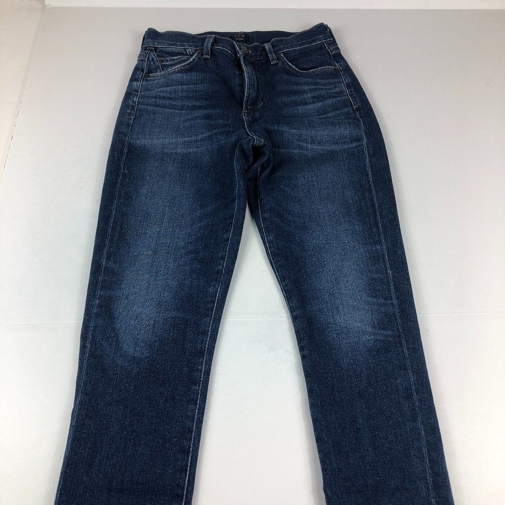 Citizens Of Humanity Jeans Women's 24 Rocket Crop High Rise Skinny Blue Denim